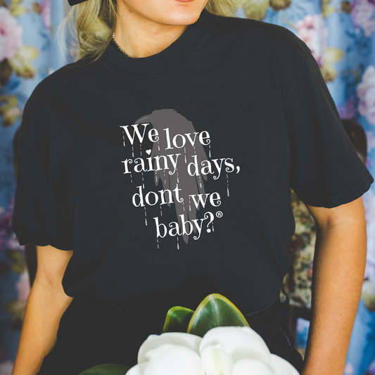 Licensed Ravenhood-Rainy Days Raven Graphic Tee Fairytaleavenue
