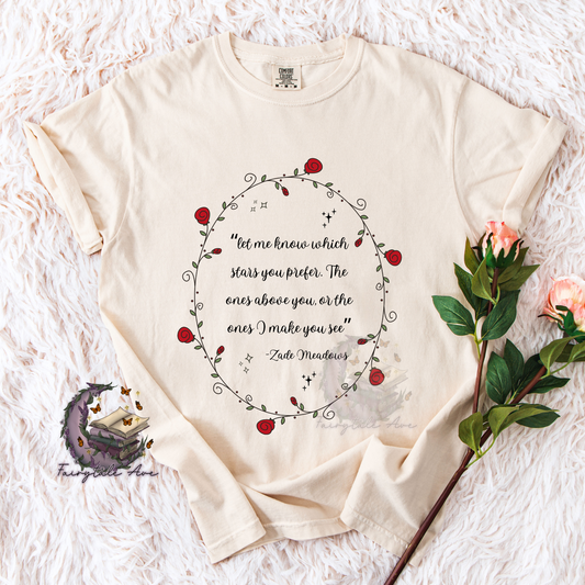 OFFICIALLY LICENSED BY HD CARLTON Zade Meadows quote Tee Fairytaleavenue