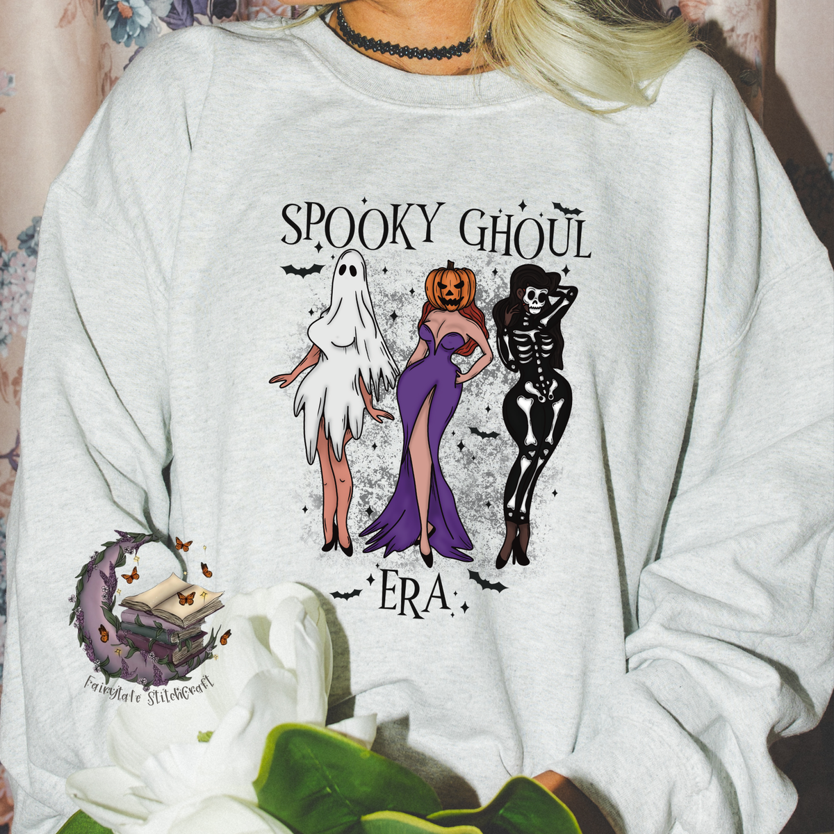 Spooky Ghouls Color Halloween Tee or Sweatshirt Fairytaleavenue