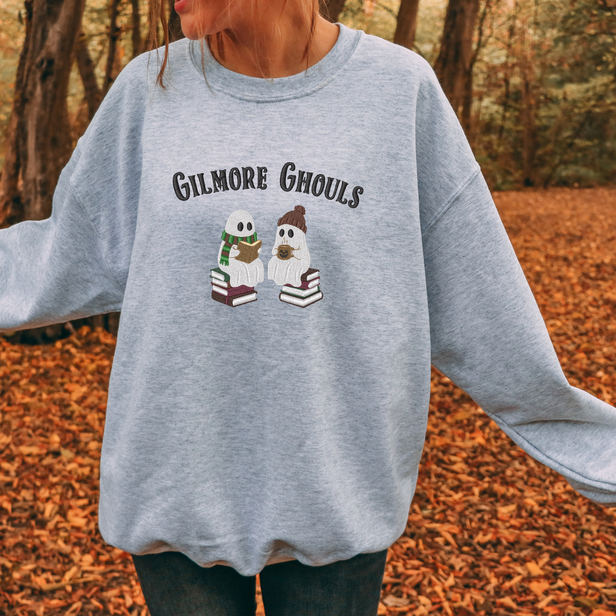Gilmore Ghouls Simple Embroidered Sweatshirt or Hoodie Fairytaleavenue