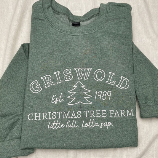 Griswold Embroidered Sweatshirt Fairytaleavenue