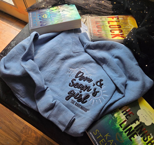 Dom and Sean's Girl 3D puff Embroidered Sweatshirt Fairytaleavenue