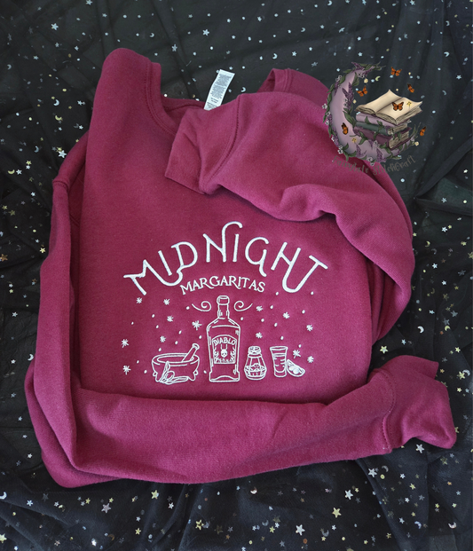 Midnight Margs Embroidered Sweatshirt Fairytaleavenue