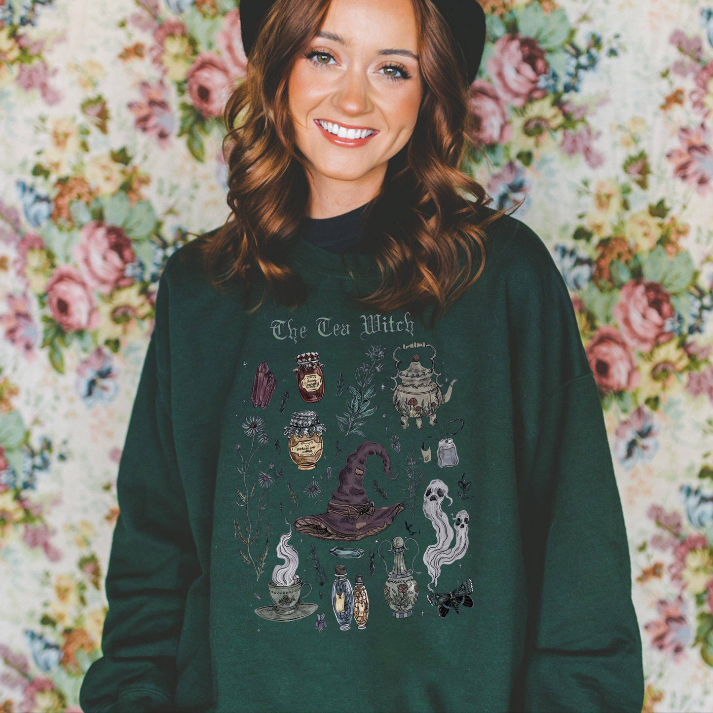 Tea Witch Graphic Tee or Sweatshirt Fairytaleavenue