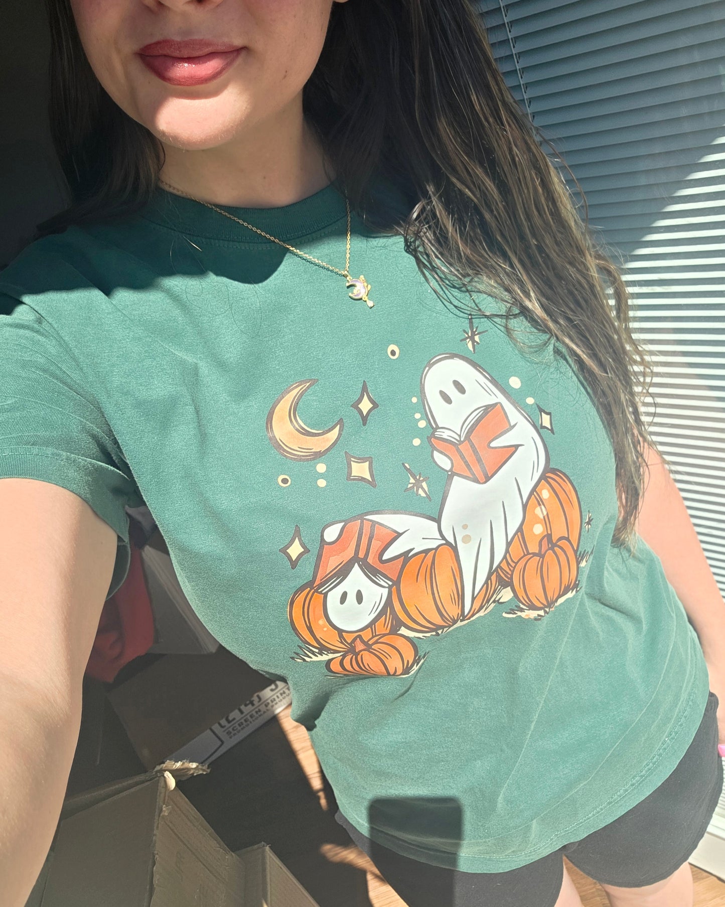 Ghost Stories & Pumpkins Tee or Sweatshirt, Fall Halloween Fairytaleavenue