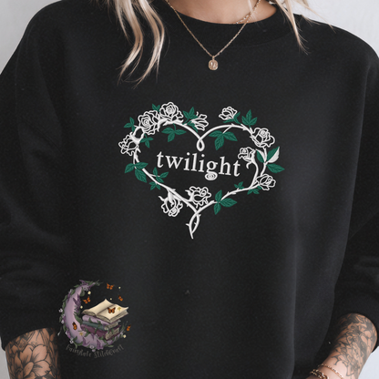 Gothic Twilight Embroidered Sweatshirt or Hoodie Fairytaleavenue