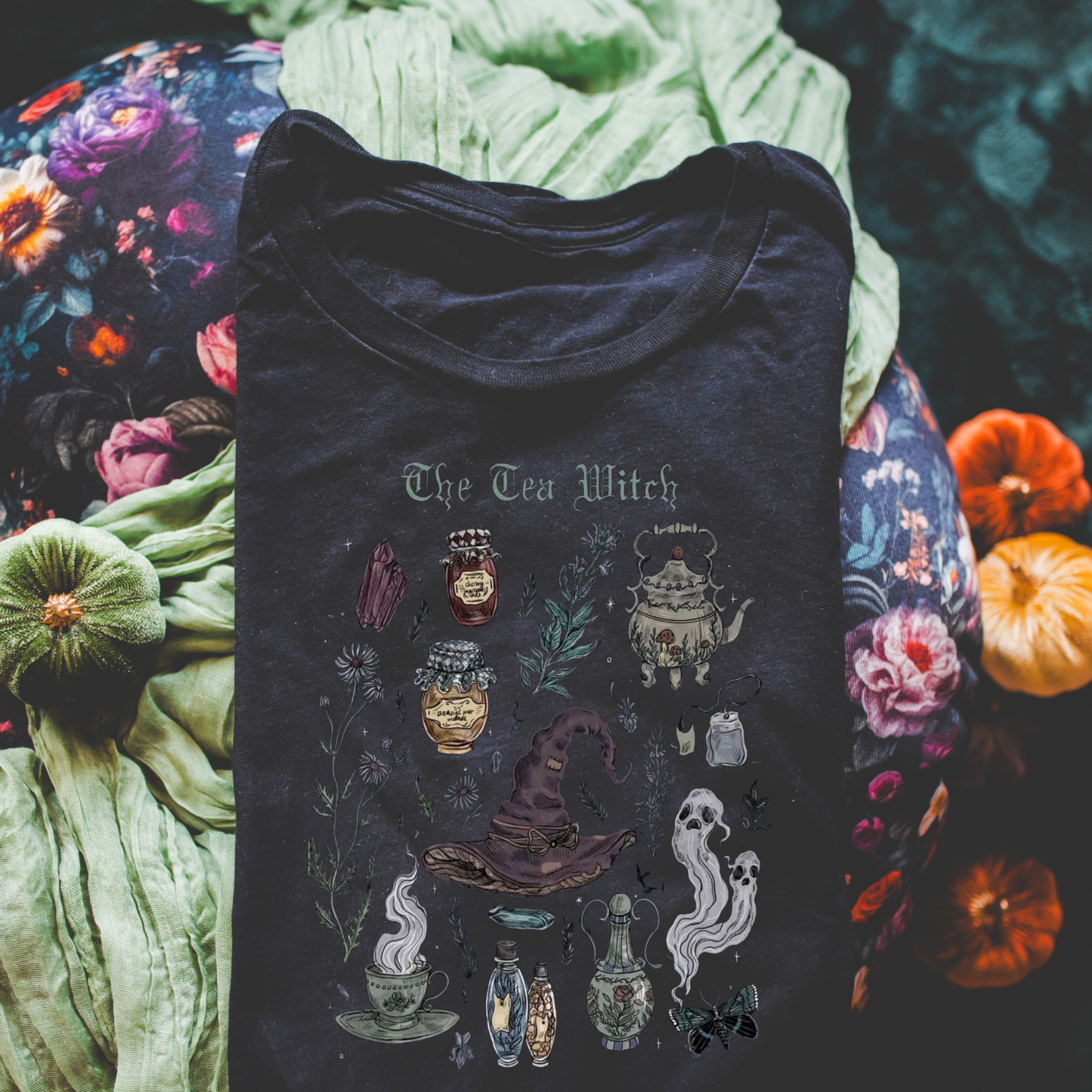 Tea Witch Graphic Tee or Sweatshirt Fairytaleavenue