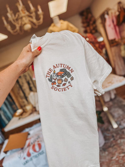 The Autumn Society Embroidered Pocket Tee Fairytaleavenue