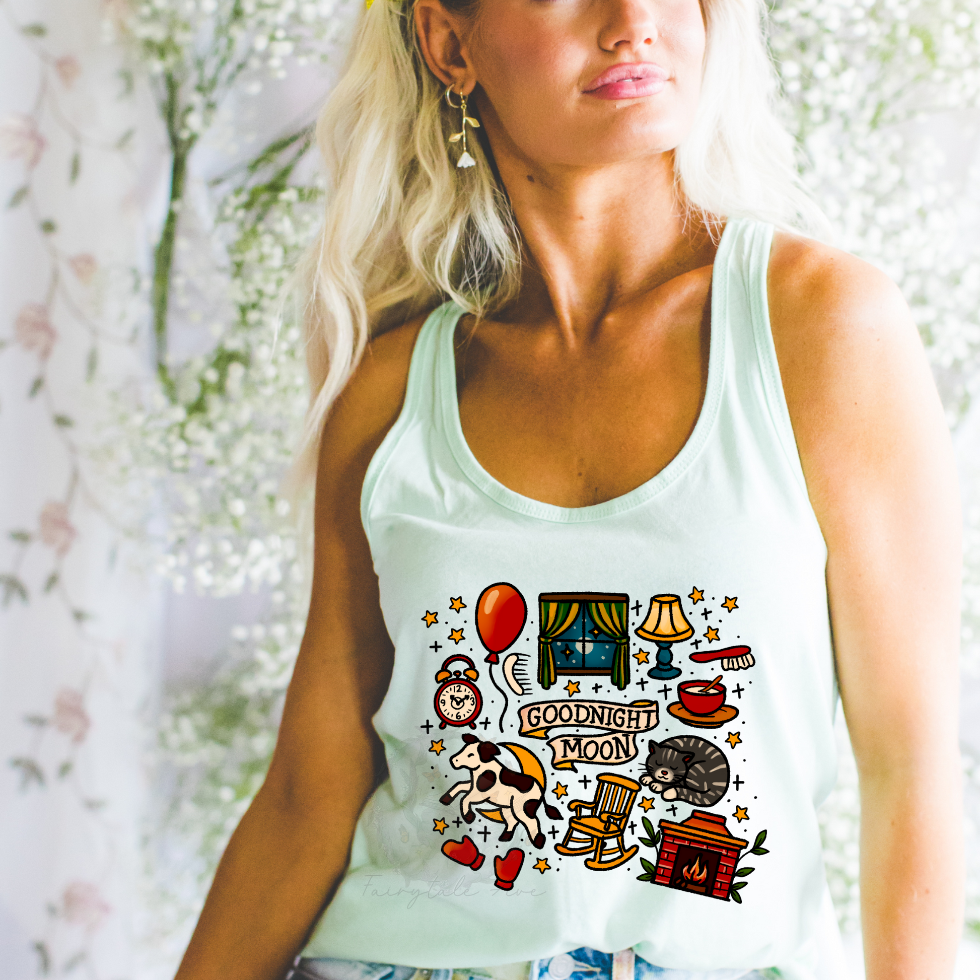 Goodnight moon Children book Tee, Youth & Adult Fairytaleavenue