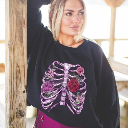 Halloween Ribcage Tee, Zip-Up or Sweatshirt Fairytaleavenue