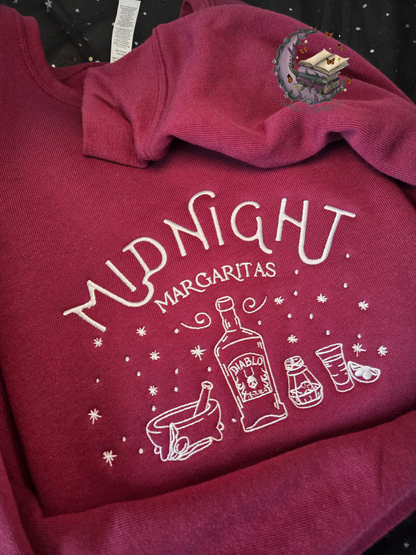 Midnight Margs Embroidered Sweatshirt Fairytaleavenue