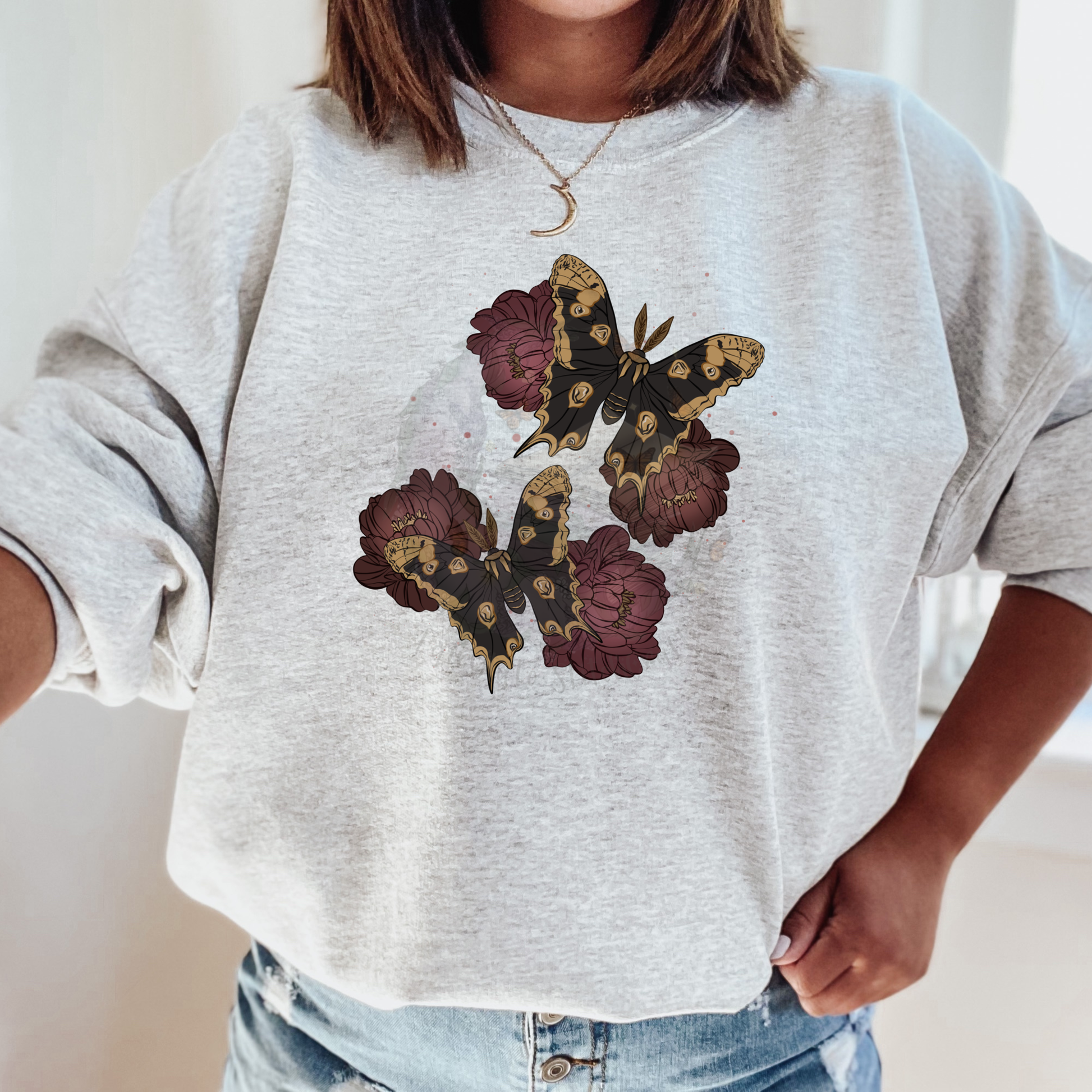Midnight Moths Graphic Tee or Sweatshirt Fairytaleavenue