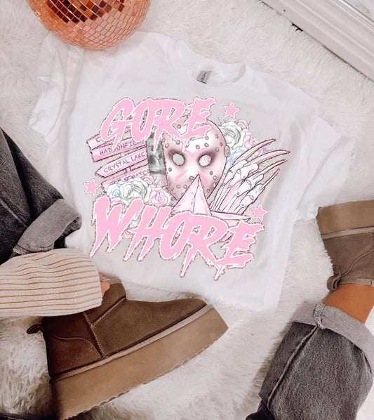 Gore Whore Pastel Halloween Tee Fairytaleavenue