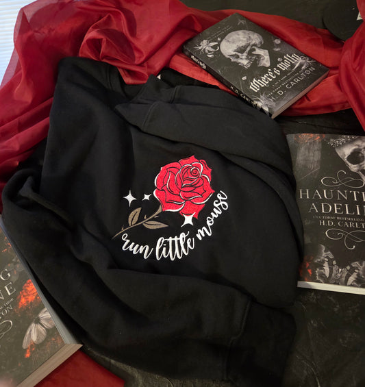OFFICIALLY LICENSED HD CARLTON Haunting Adeline Rose Embroidered Sweatshirt Fairytaleavenue
