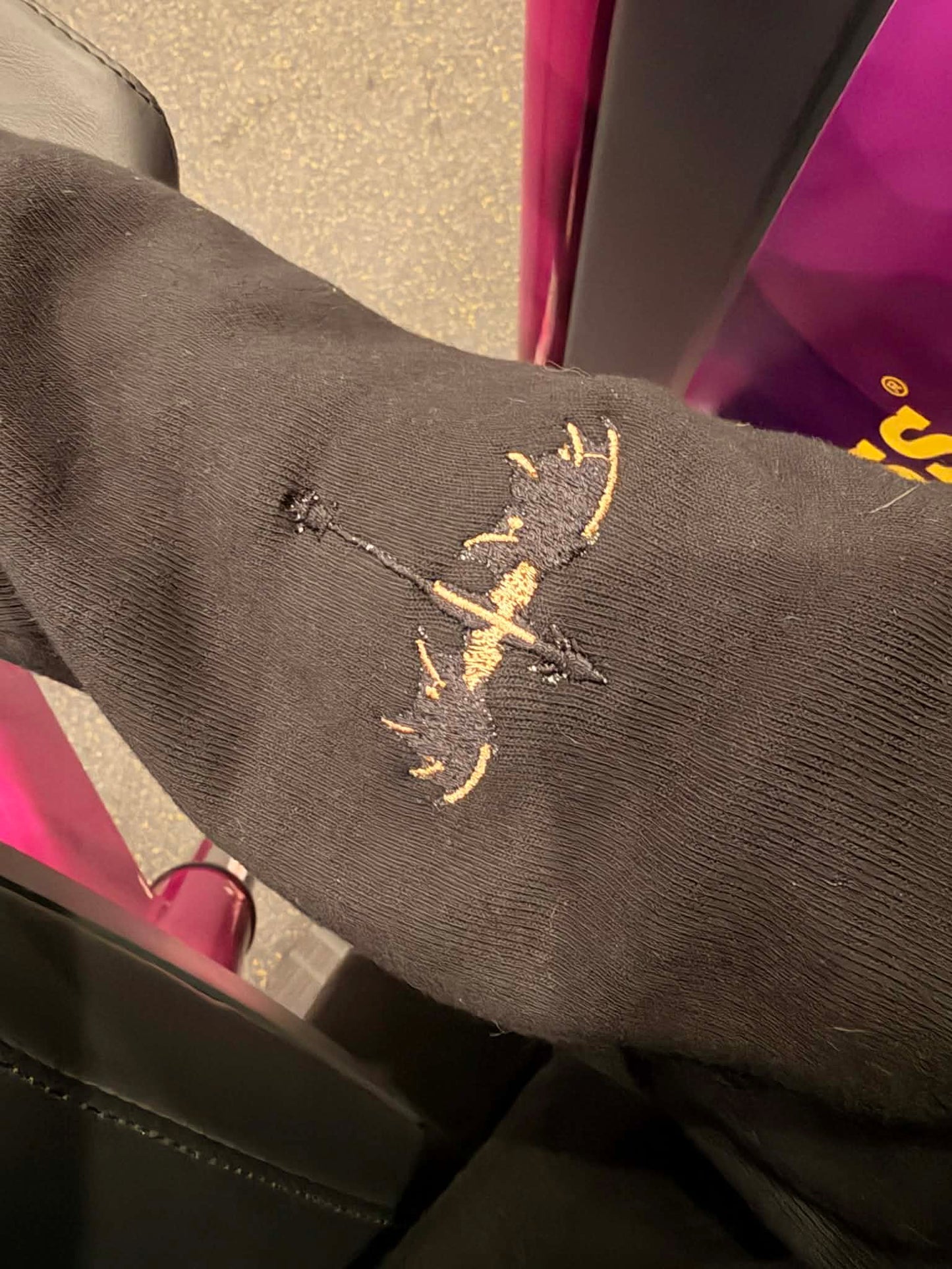 Violent Thing with Dragon Sleeve Embroidered Sweatshirt Fairytaleavenue