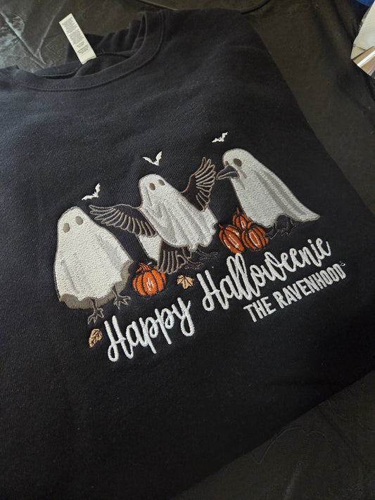 Halloweenie Embroidered Sweatshirt Fairytaleavenue