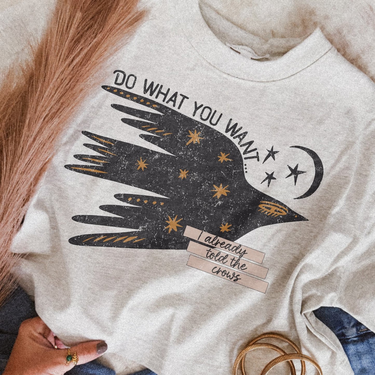 Told The Crows Graphic Tee Fairytaleavenue