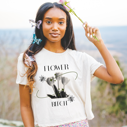 Flower Bitch Graphic Tee Fairytaleavenue