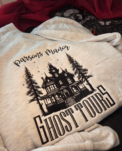 OFFICIALLY LICENSED HD CARLTON Spooky Parsons Ghost Tours Embroidered Sweatshirt Fairytaleavenue