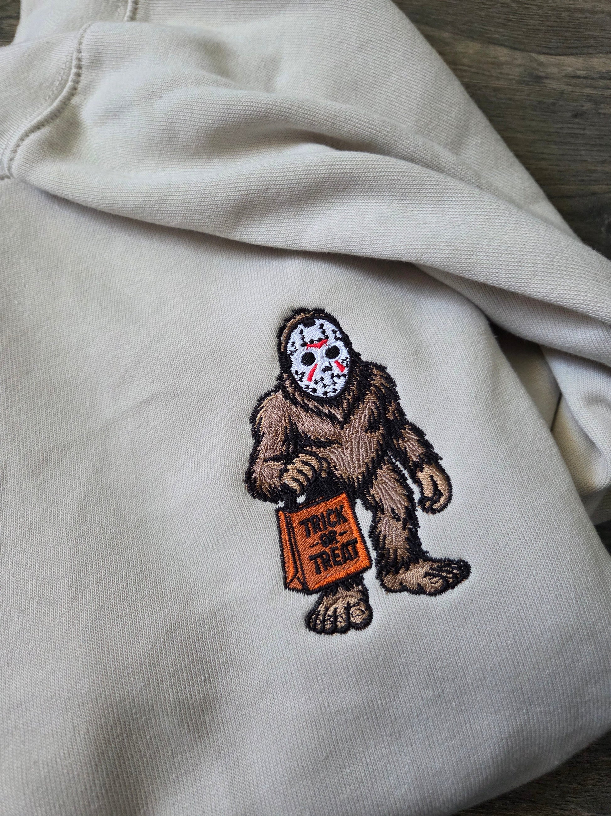 Jason BigFoot Embroidered Sweatshirt or Hoodie Fairytaleavenue