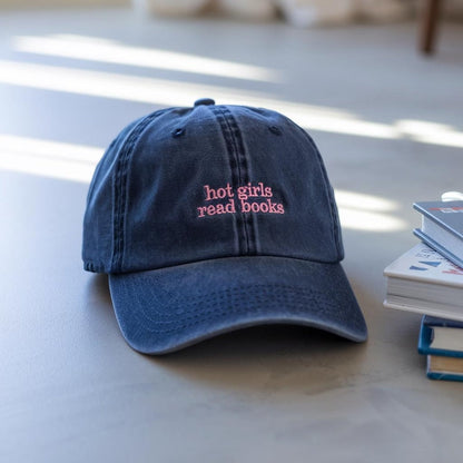 Hot Girls Read Books Vintage Dad Hat Fairytaleavenue