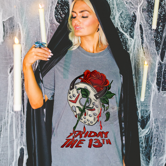 Friday the 13th Rose Shirt Fairytaleavenue