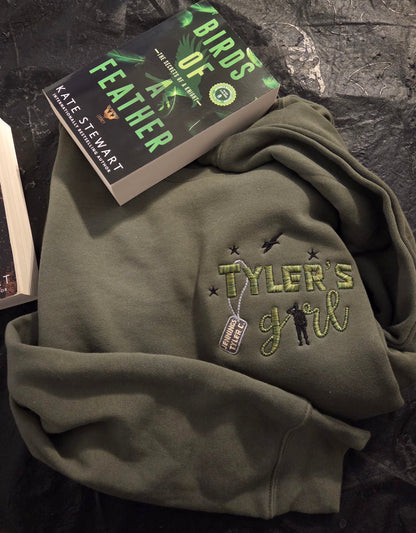 Tylers Girl 3D puff Embroidered Sweatshirt Fairytaleavenue