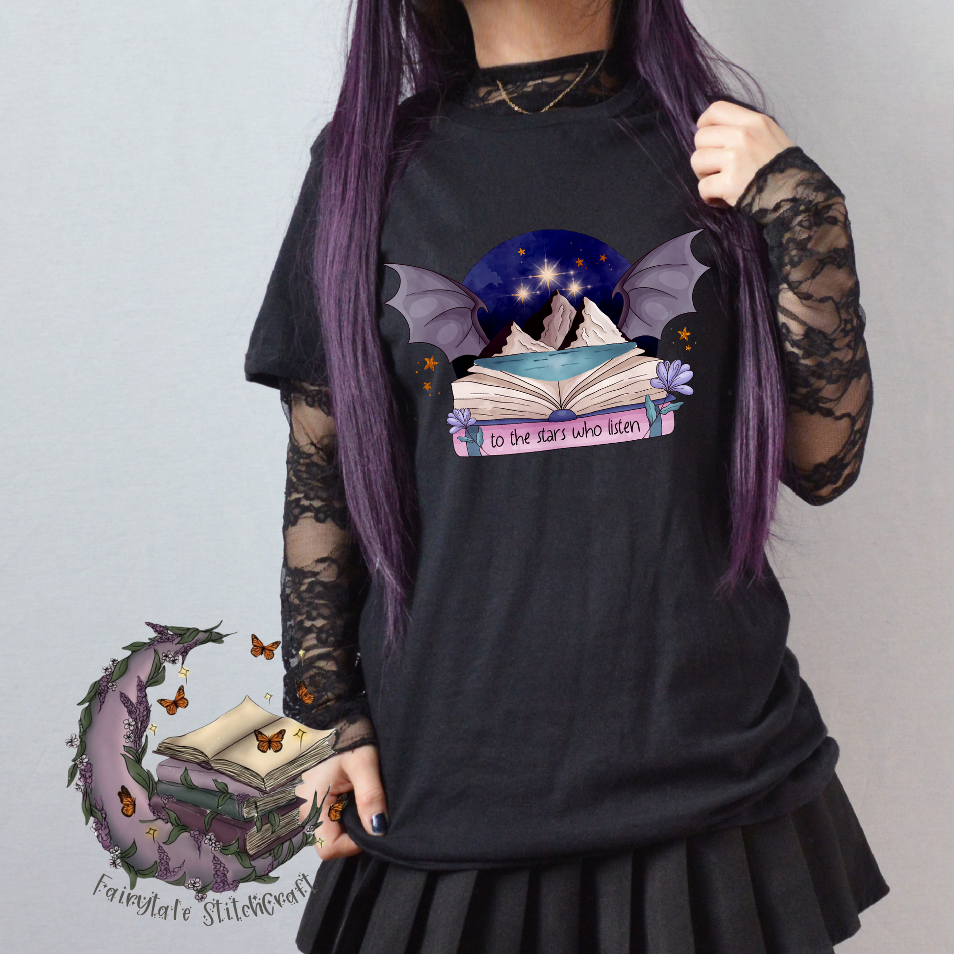 Starry Graphic Tee Fairytaleavenue