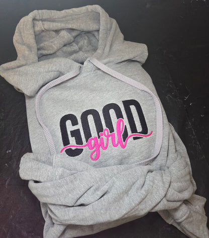 Good Girl Embroidery Hoodie or Sweatshirt Fairytaleavenue