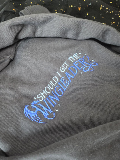 Wingleader Embroidered Sweatshirt Fairytaleavenue