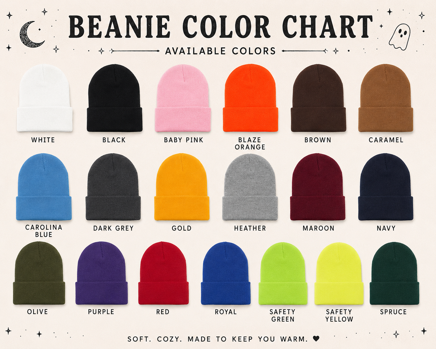 Future Ghost Beanie Fairytaleavenue