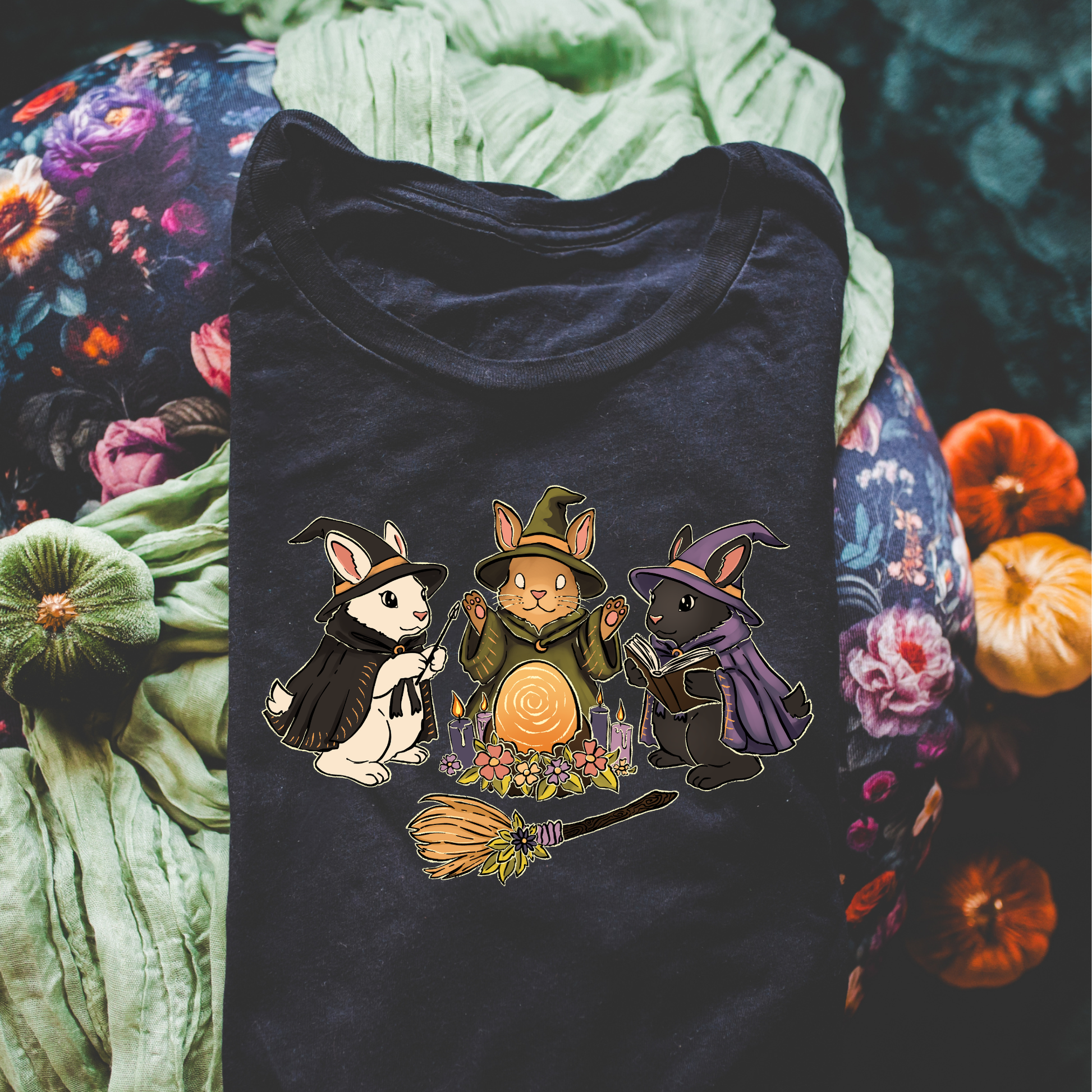 Witchy Rabbit Coven Graphic Tee or Sweatshirt Fairytaleavenue