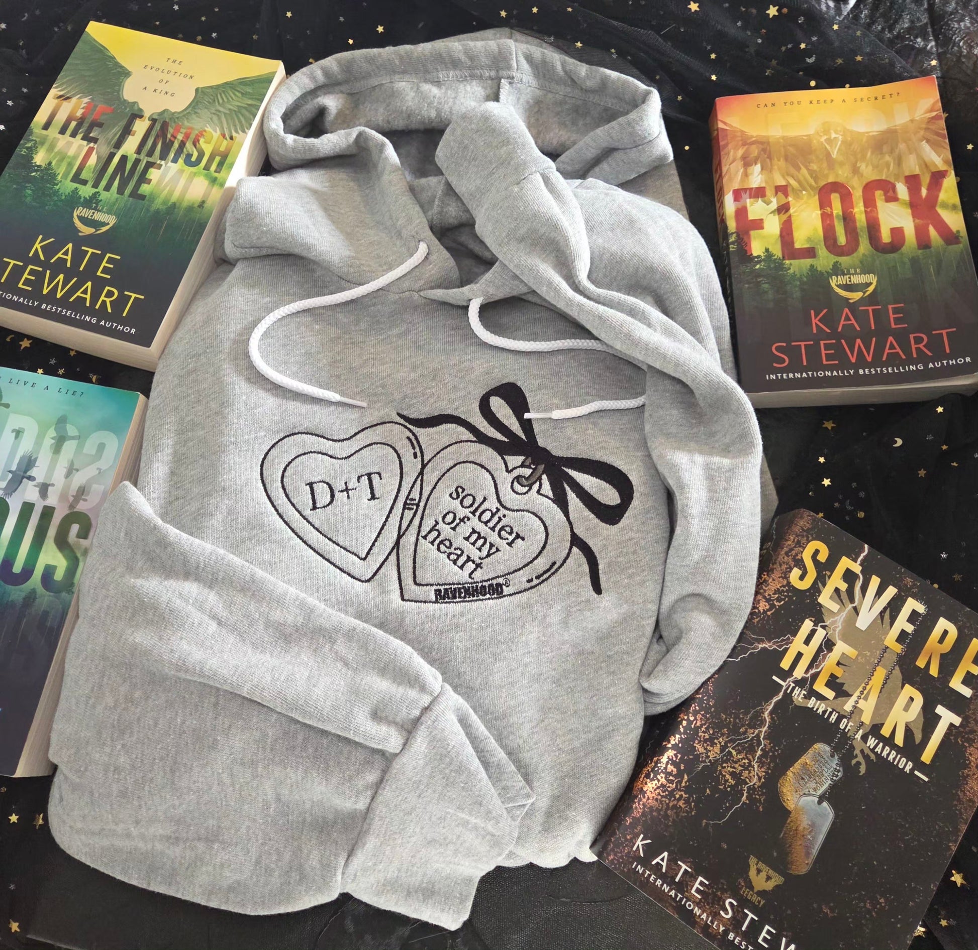 Tyler & Delphine Locket Embroidered Sweatshirt or Hoodie RAVENHOOD Fairytaleavenue