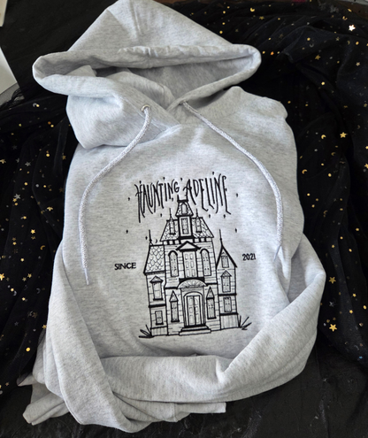 Haunting House Embroidered Sweatshirt Fairytaleavenue