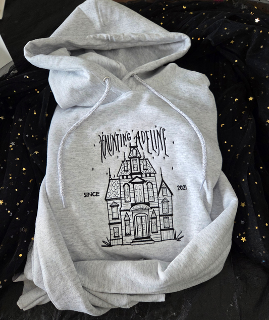 Haunting House Embroidered Sweatshirt Fairytaleavenue