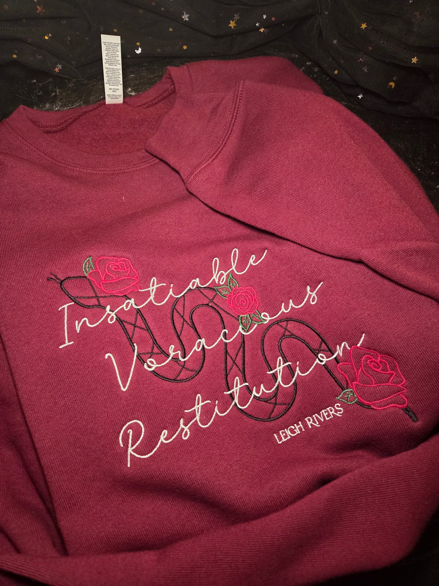 Edge Of Darkness Trilogy Embroidered Sweatshirt