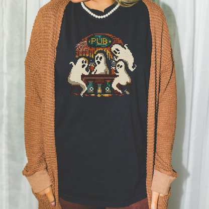 Ghost Pub Graphic Tee Halloween Fairytaleavenue