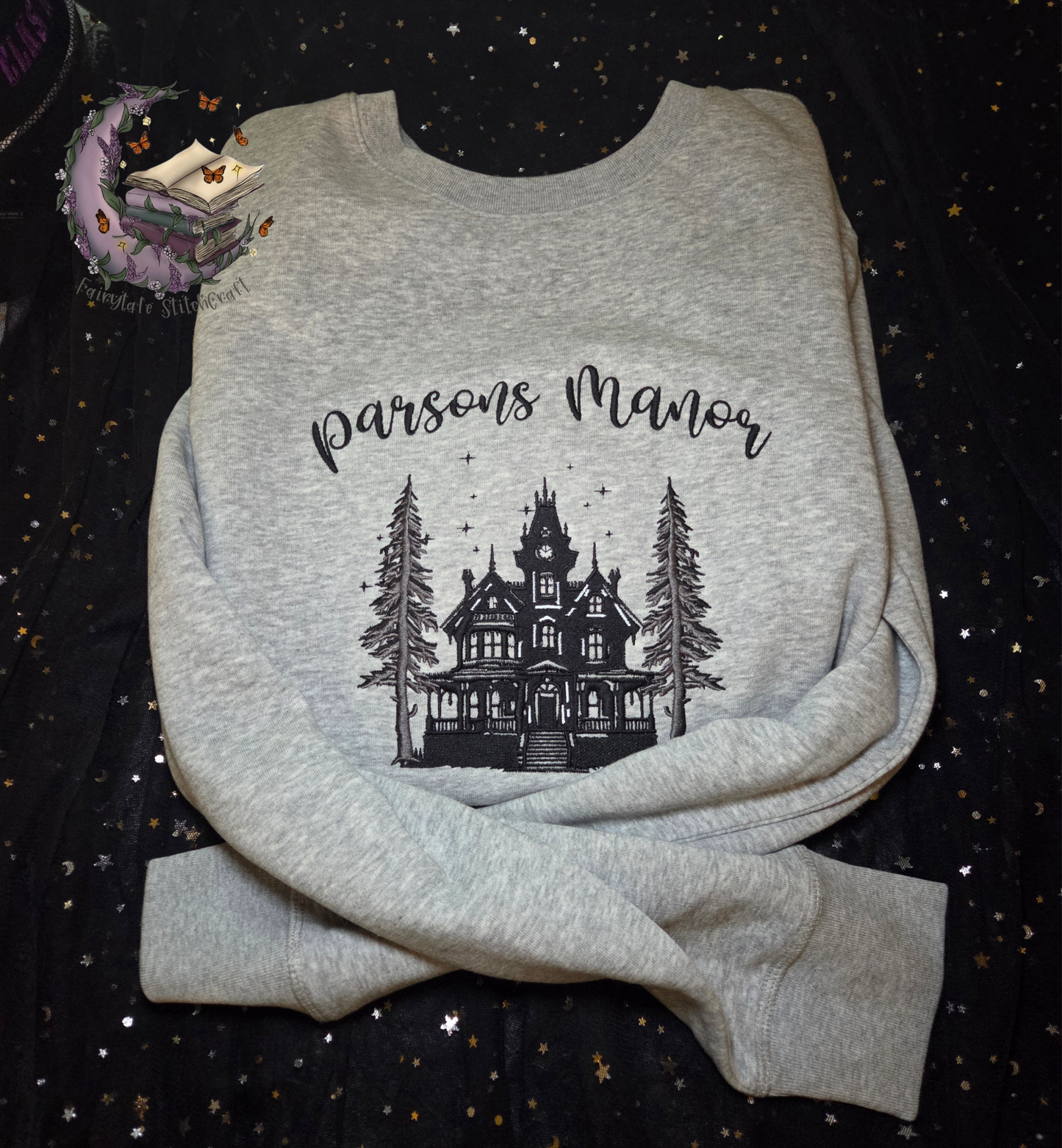 OFFICIALLY LICENSED HD CARLTON Parson's Manor Embroidered Sweatshirt Fairytaleavenue