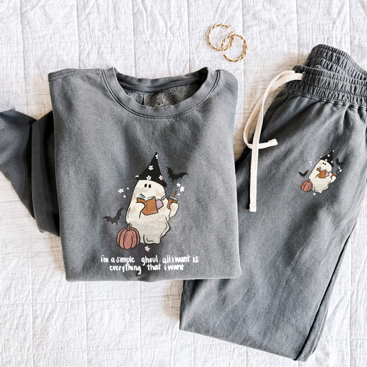 Simple Ghoul Halloween Tee or Sweatshirt Fairytaleavenue