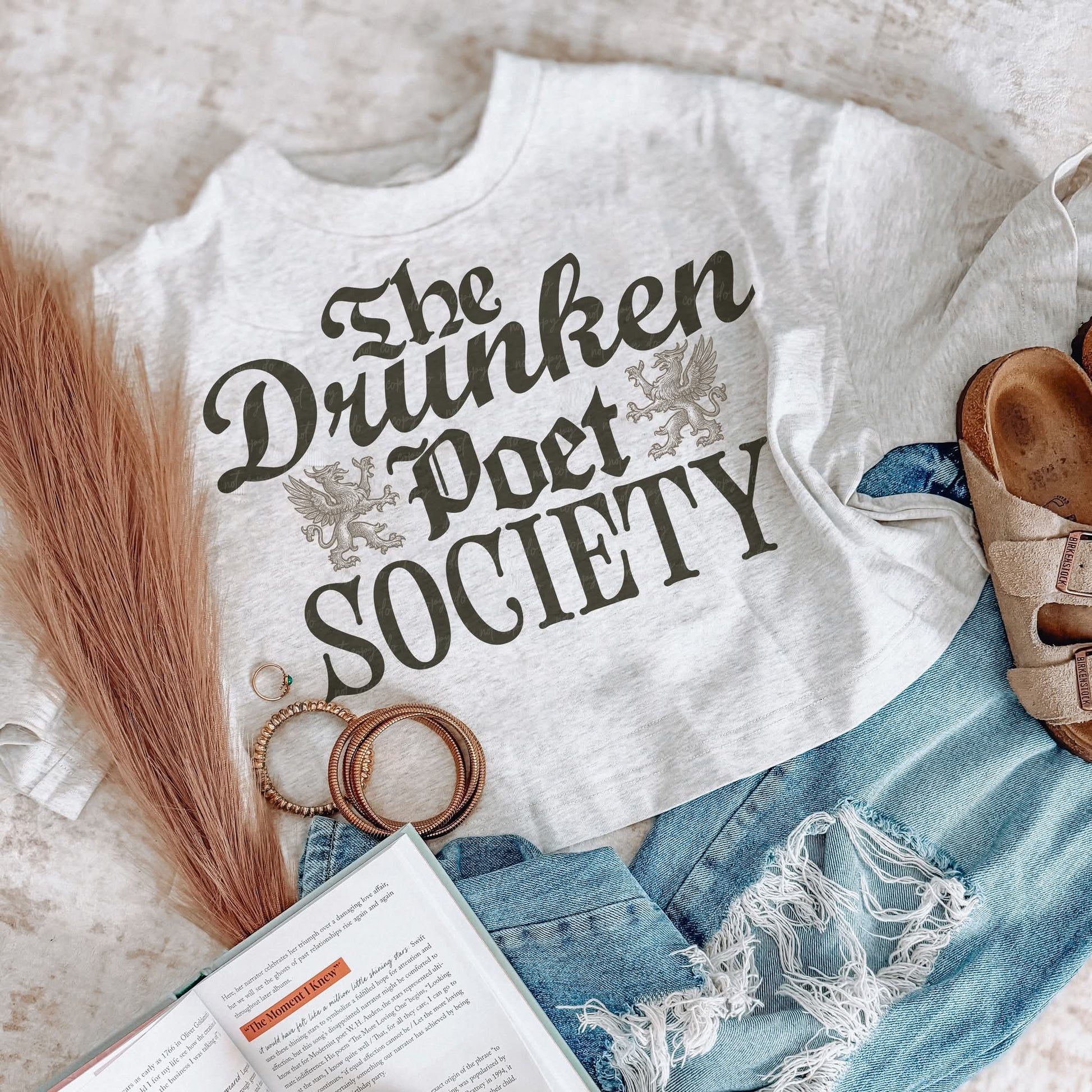 The Drunken Poet Society Graphic Tee Fairytaleavenue