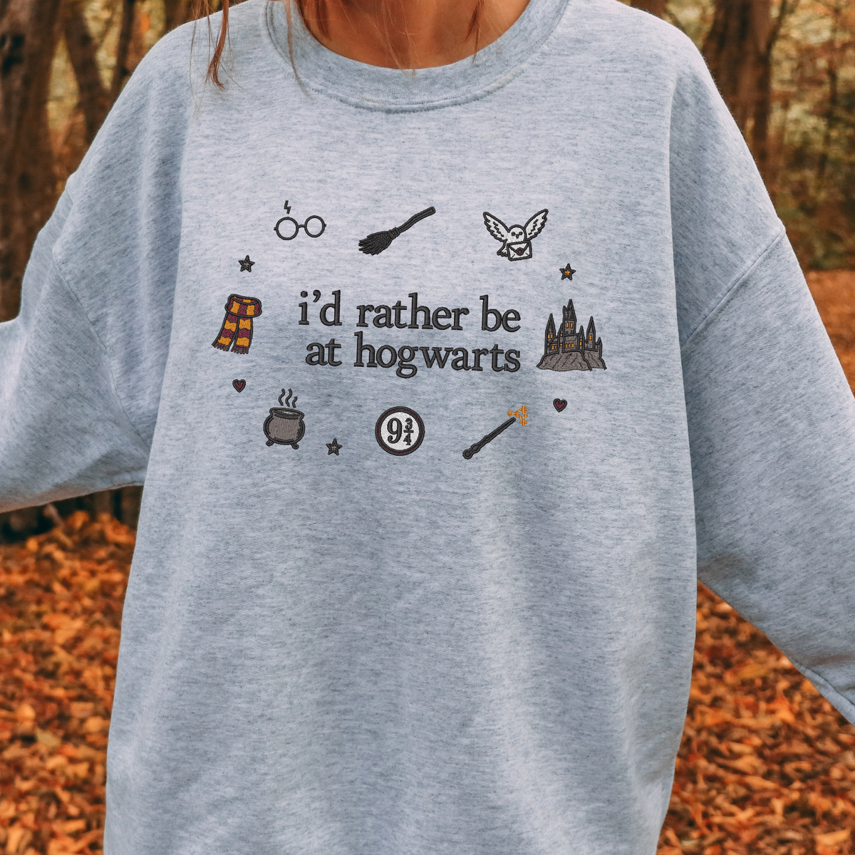Rather Be HW Embroidered Sweatshirt or Hoodie Fairytaleavenue