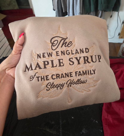 NE Sleepy Hollow Embroidered Sweatshirt Fairytaleavenue