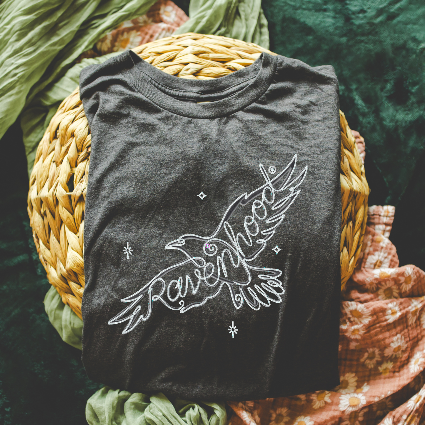 Licensed Ravenhood Line Art Graphic Tee Fairytaleavenue