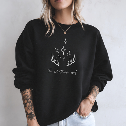 Whatever End Embroidered Sweatshirt Fairytaleavenue