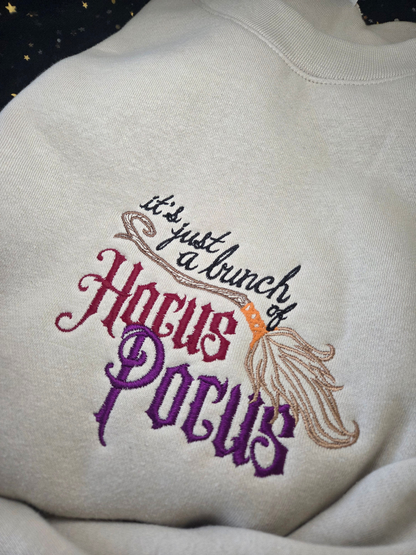 Witchy Sisters Embroidered Sweatshirt Fairytaleavenue