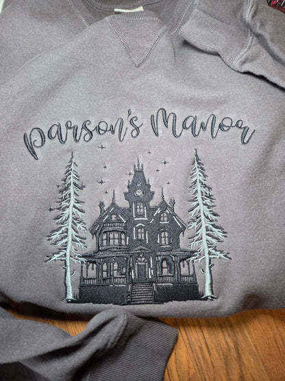 OFFICIALLY LICENSED HD CARLTON Parson's Manor Embroidered Sweatshirt Fairytaleavenue