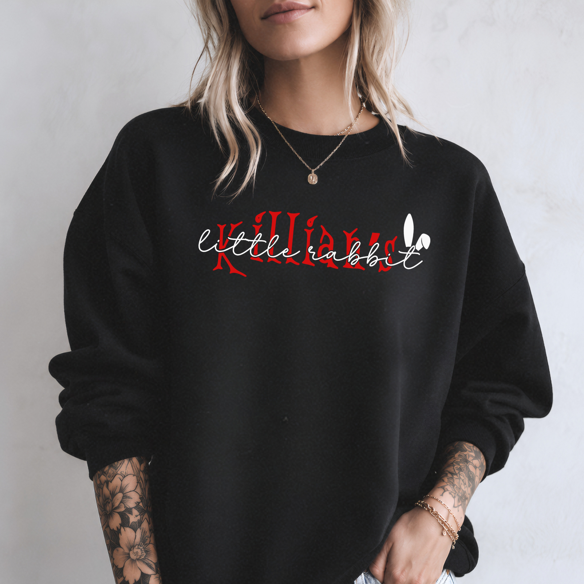 Licensed Killians Little Rabbit Embroidered Sweatshirt Fairytaleavenue