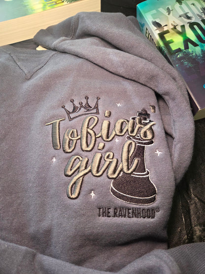 Tobias' Girl 3D puff Embroidered Sweatshirt Fairytaleavenue