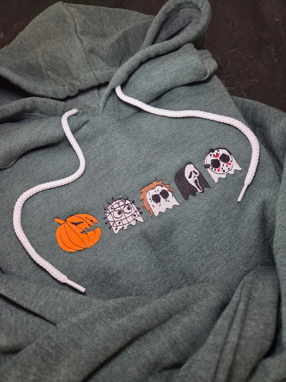 Spooky Lil Slashers Embroidered Sweatshirt Fairytaleavenue