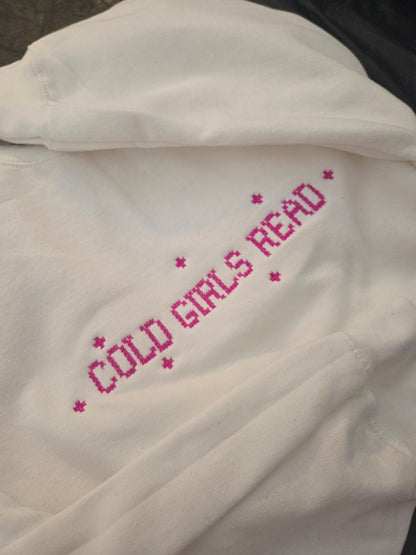 Cold Girls Read Embroidered Sweatshirt Fairytaleavenue